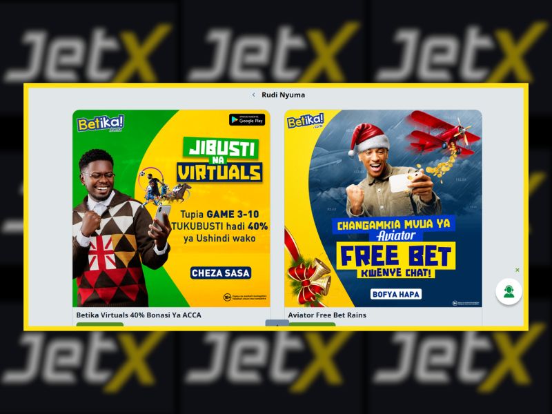 Les bonus du casino Betika