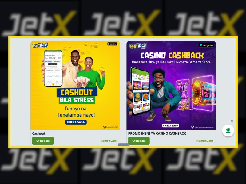 Les avantages de jouer à JetX via l'application mobile Betika